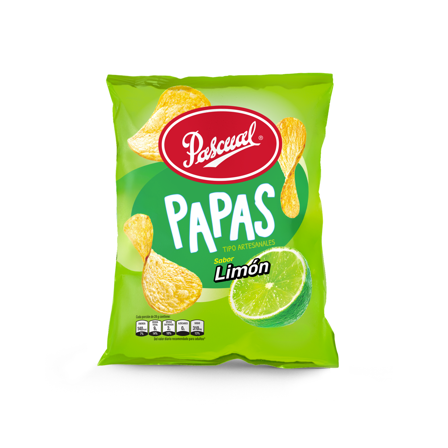 Papas Artesanales Limón Pascual - 28g