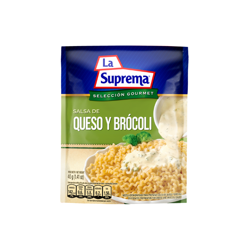 LA SUPREMA SG SALSA QUESO Y BROCOLI 60G
