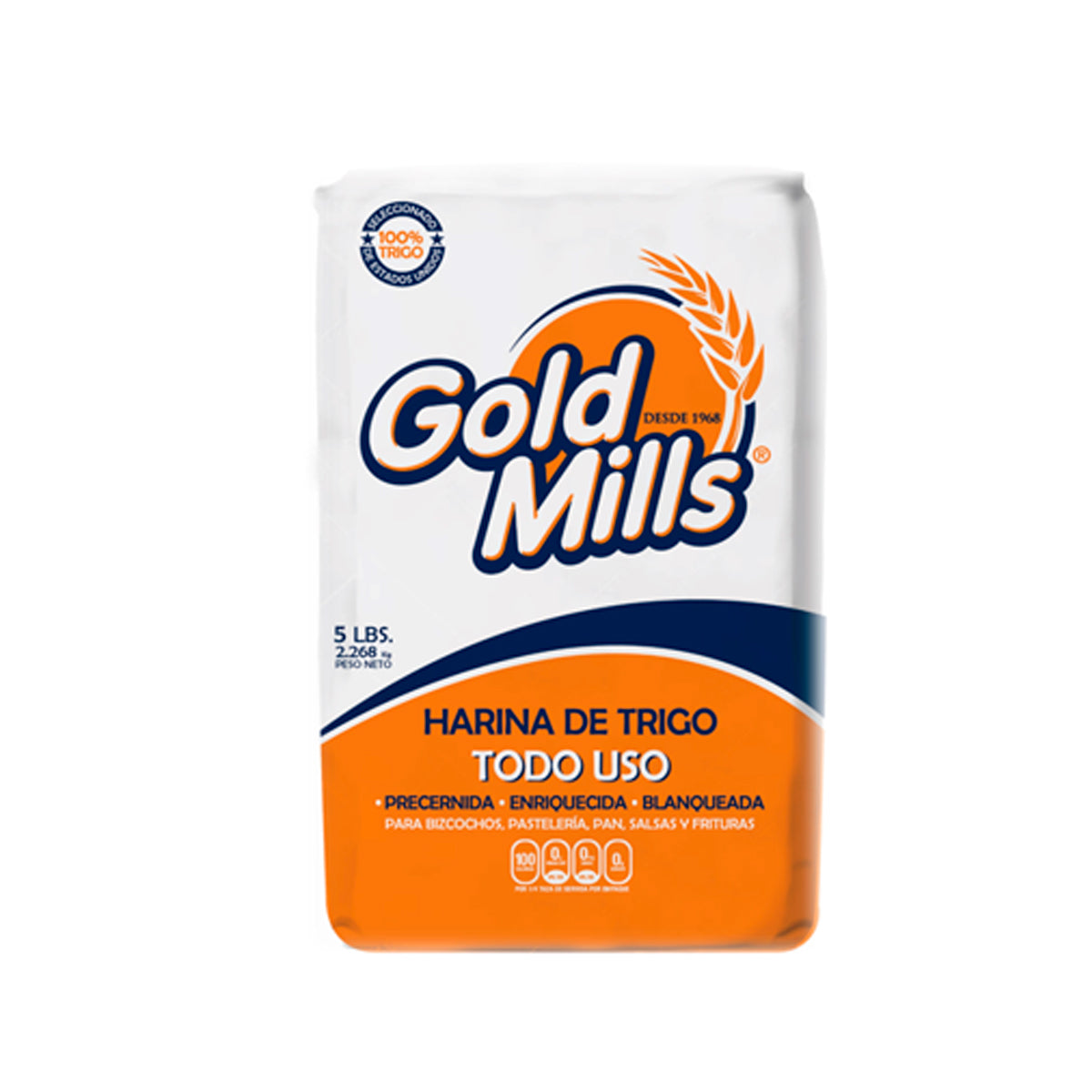 Harina Semidura Gold Mills 5 Lb