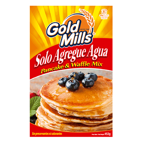Pancake Solo Agua Gold Mills 1lb