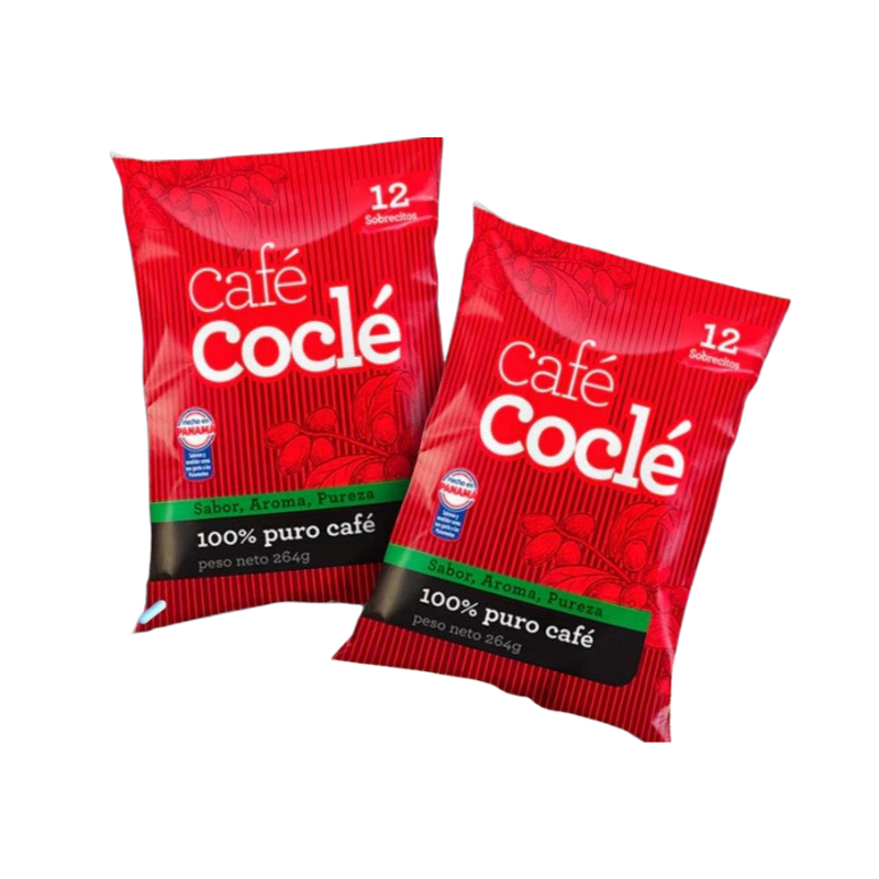 2 paquetes de Café Coclé 22g