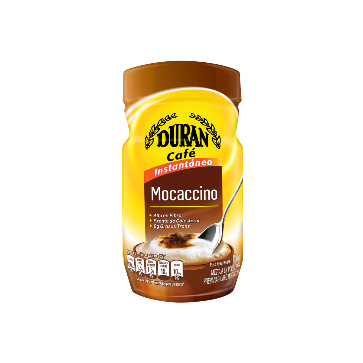 2 x1 CAPPUCCINO INSTANTANEO FRASCO CAFÉ DURÁN 200g