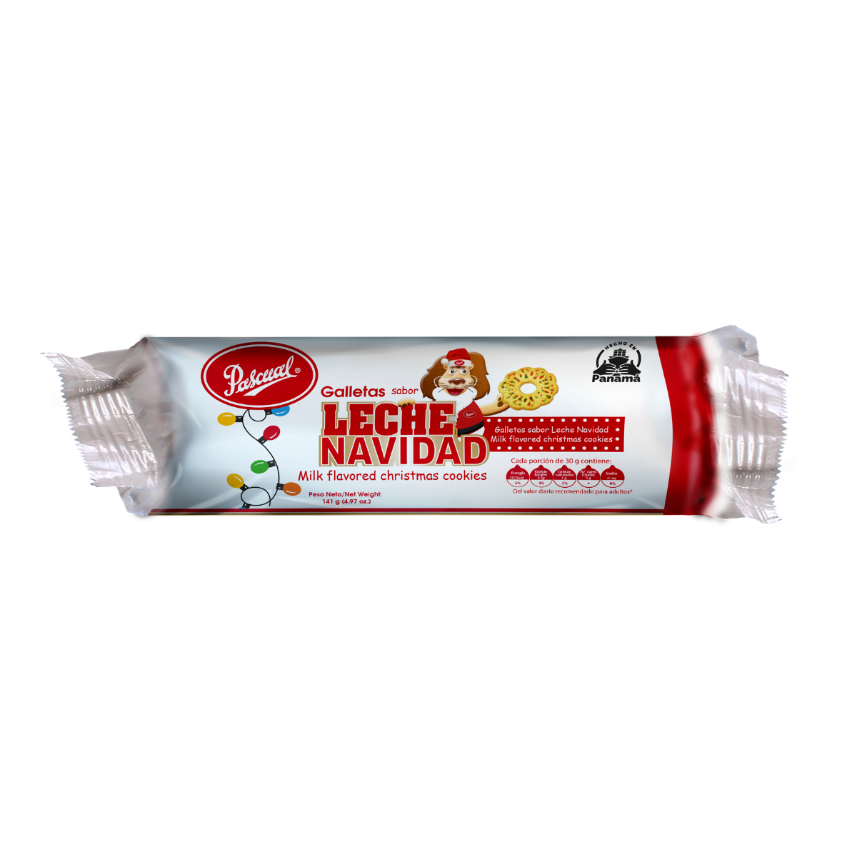 Galleta sabor leche navidad 141G