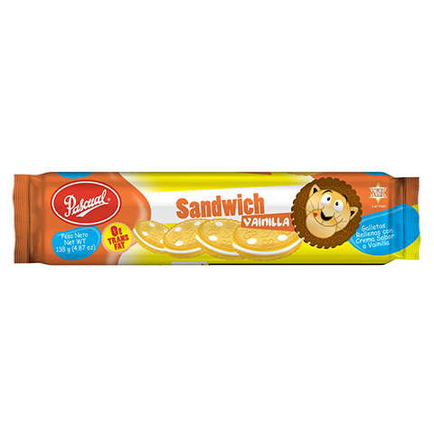 Galleta Sandwich Vainilla Pascual - Tamaño Familiar