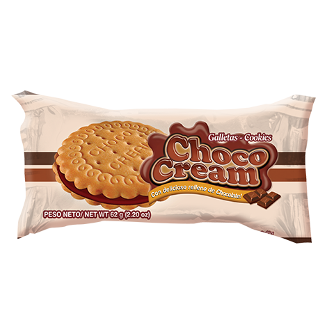Galleta Choco Cream Chocolate 62g