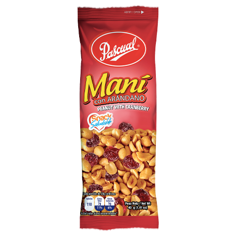 Maní con arándanos 40g