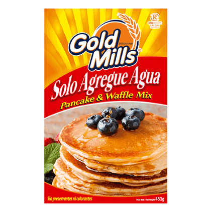 Pancake Solo Agua Gold Mills 1lb