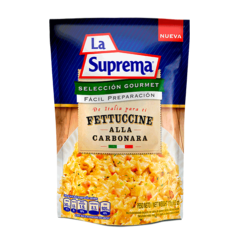 Fettuccine Carbonara Fácil Selección Gourmet 175g