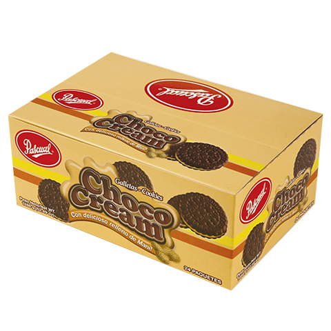 Galleta Choco Cream con Maní Pascual - 24 unidades