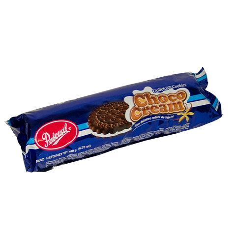 Galleta Choco Cream Vainilla Pascual - Tamaño Familiar 190g