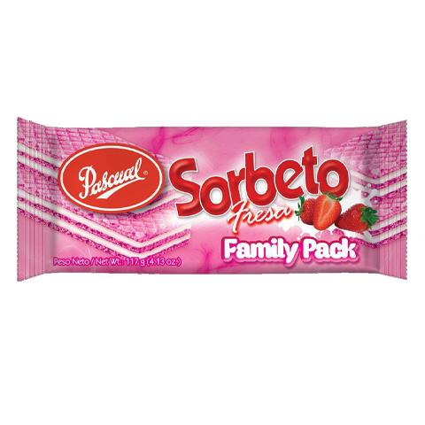 Galleta Sorbeto Fresa Pascual - Tamaño Familiar