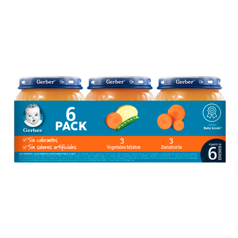 Colado Gerber Paso 2  6 Pack 678gr