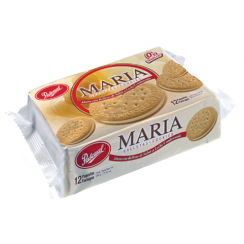 Leche y cereales con galletas maría