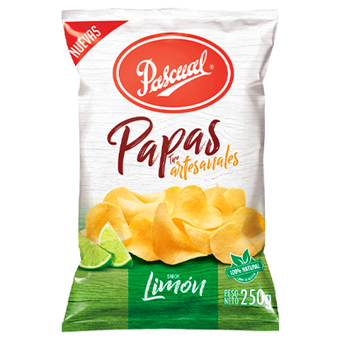 Papas Artesanales Limón Pascual - 250g