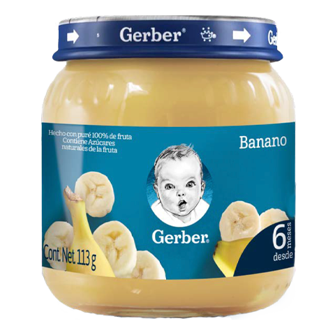 Gerber P2 Pure Banano 113G