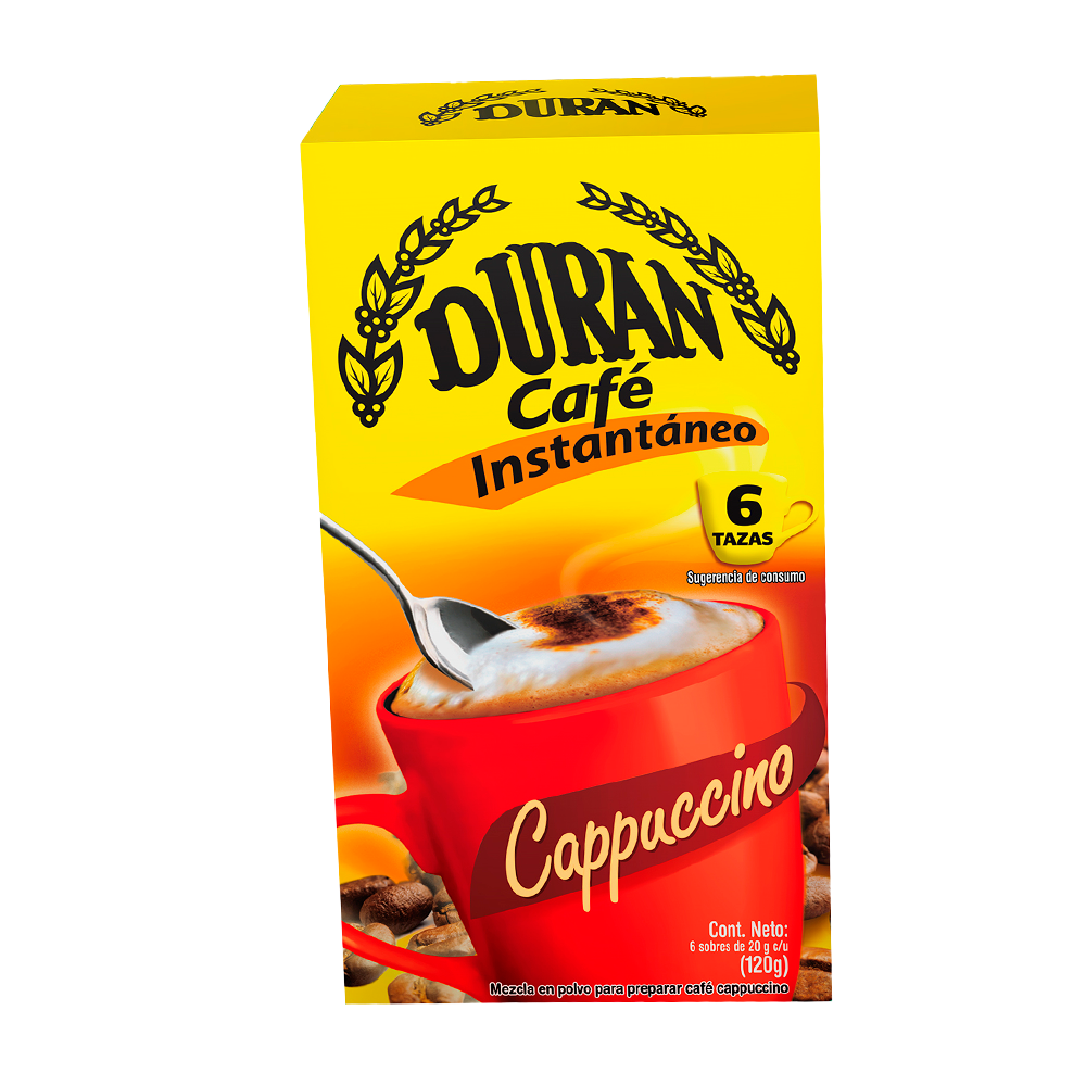 Café Durán Instantáneo Cappuccino 120gr