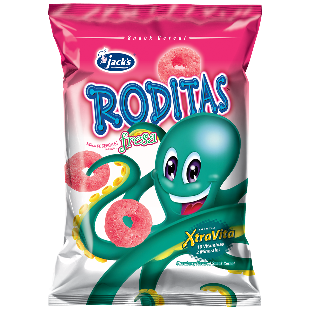 Cereal Roditas Fresa Fam 170g