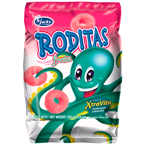 Cereal Roditas Fresa 300g