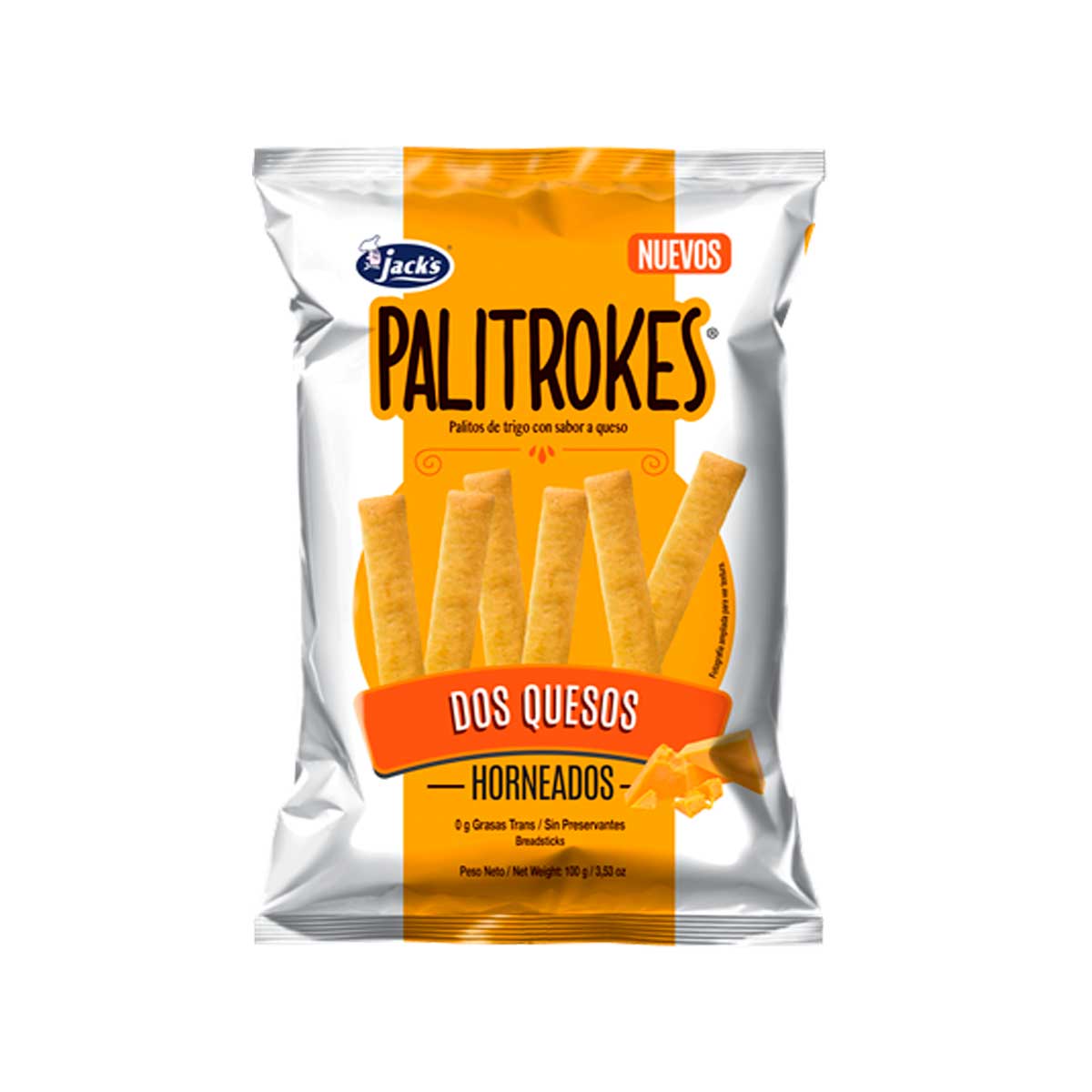 Palitrokes Dos Quesos Horneados Jacks 100g