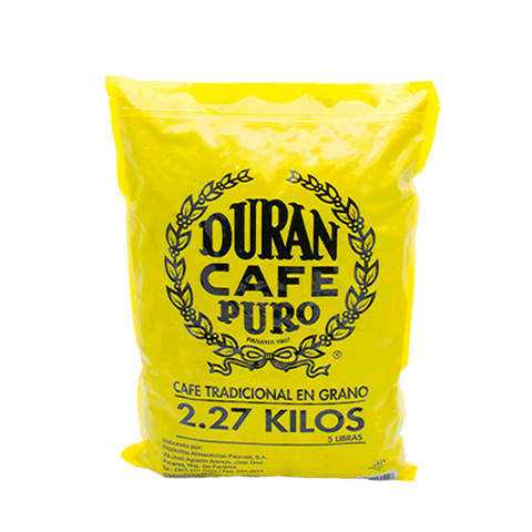 Café Durán Tradicional en Grano 2.27g