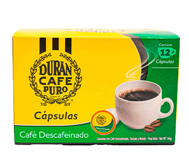 Café Durán en Cápsula descafeinado 144G