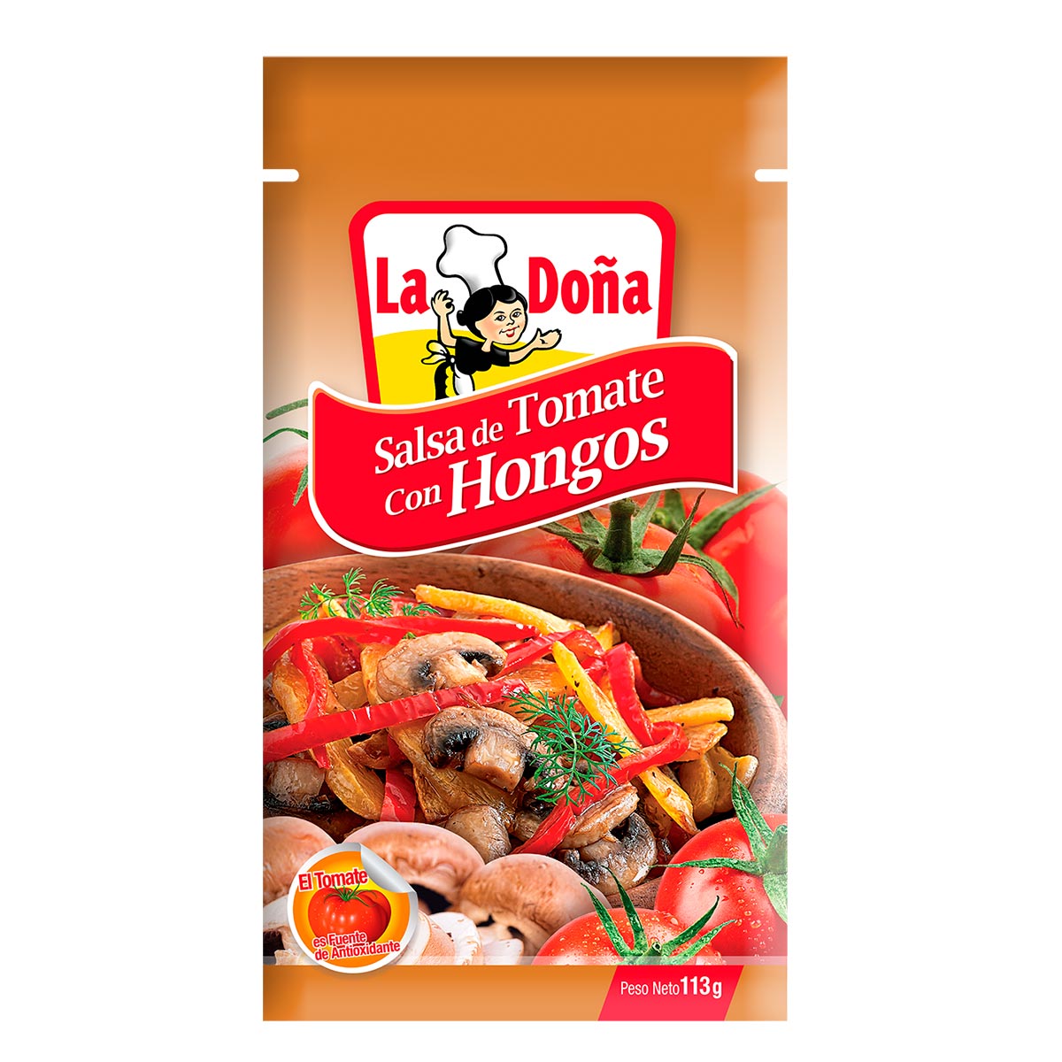 Salsa de Tomate con Hongos La Doña 113g