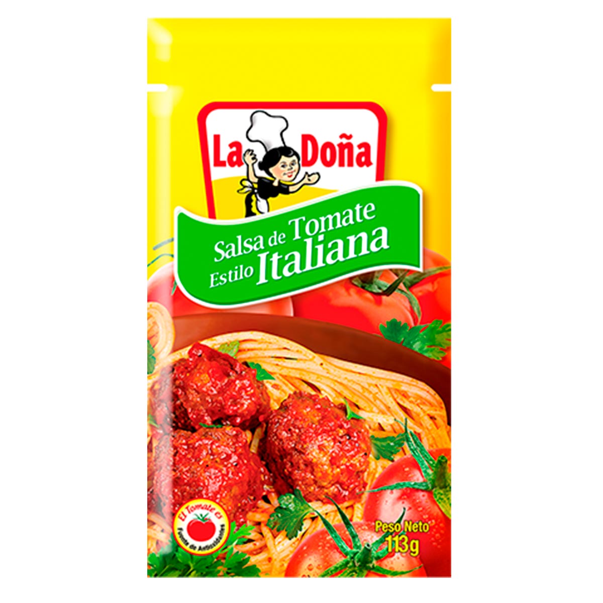 Salsa de Tomate Estilo Italiana La Doña 113g