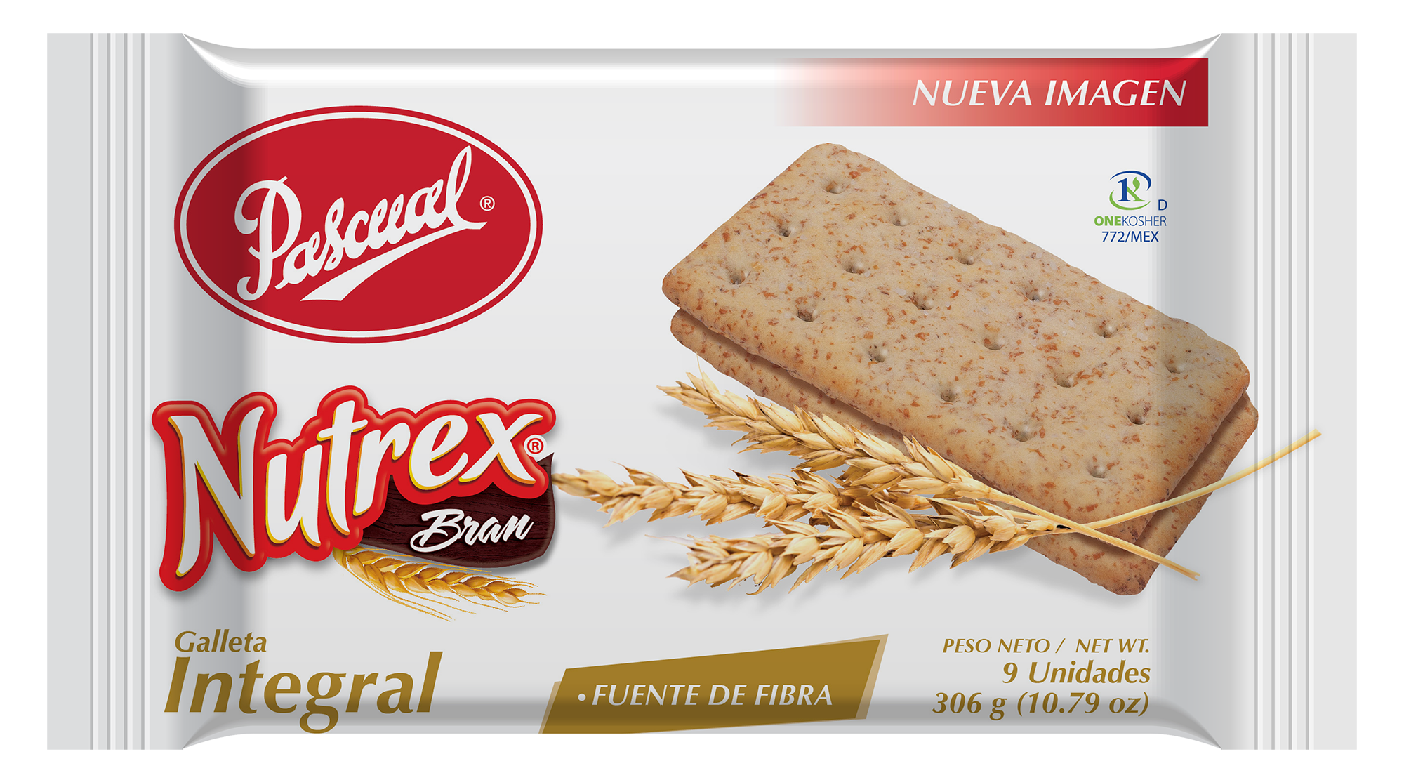 Galleta Nutrex Integral Pascual - 9 Pack