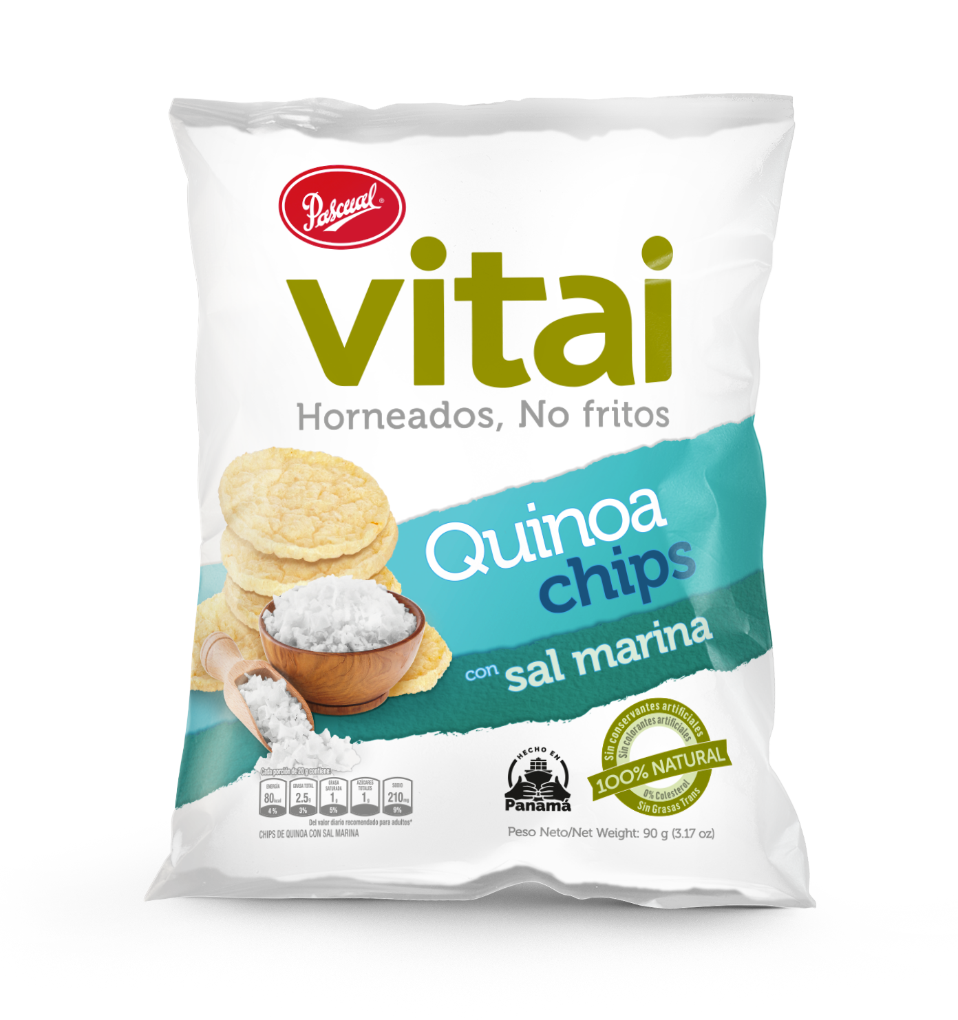 Vitai Quinoa Chips Sal Marina 90g